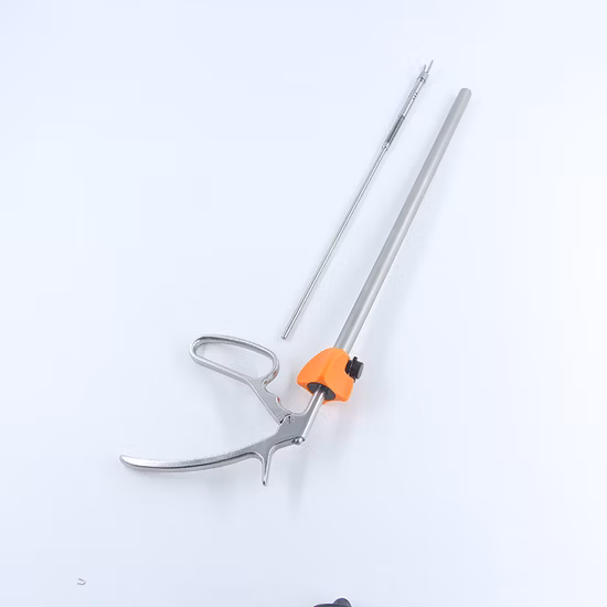 高品質のステンレス鋼素材、耐食性チタン製腹腔鏡結紮アプリケーターとクリップ