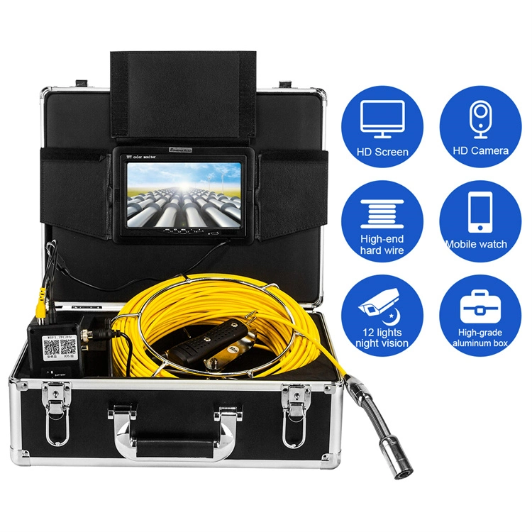 WiFi Industrial Endoscopic Water Pipe Inspection Camera for Pipeline Testing Equipment